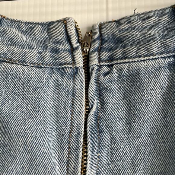 Billabong distressed denim jean skit back zip - Picture 7 of 10